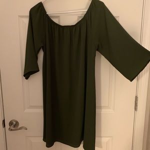 Off the shoulder dress